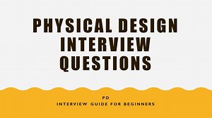 Physical design interview questions | VLSI Interview questions | Skillshare