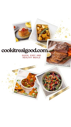Quick & Easy Recipes on Instagram: "Cook Real. Eat Good. https://www.cookitrealgood.com/ is your go-to spot for simple, reliable recipes that actually work in real kitchens. We focus on approachable comfort food, tested tips, and no-fuss cooking you can feel confident about. Whether it’s a holiday dish or an everyday meal, we’re here to make cooking easier and more fun. #cookitrealgood #easymeals #quickrecipes #airfryerrecipes #appetizersideas #EasyLunchRecipe #dinner"