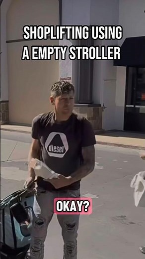 Security vs Shoplifter Gone Wrong #trending