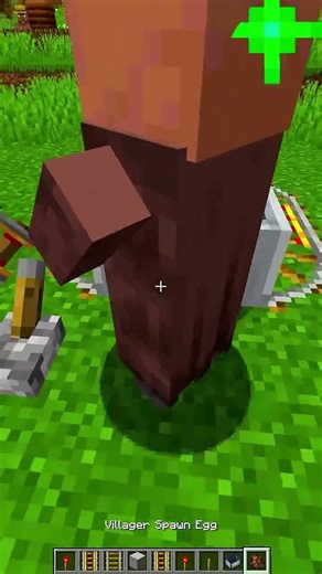 Minecraft Villager Launcher💀 #minecraft #shorts