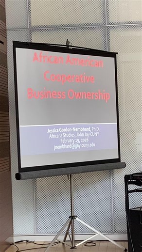 Our African American Cooperative Business Ownership Discussion, hosted by the Department of Africana Studies, highlighted the importance of black leadership and black co-op businesses in shaping the history and future of prosperity within African American communities. Learn more about our Black History Month events. ➡️ https://ow.ly/rNI250YiT2x #JohnJayCollege #BlackHistoryMonth Africana Studies at John Jay | John Jay College of Criminal Justice