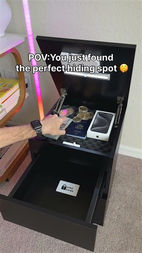 You just found the perfect hiding spot… 🤫👀 #smartfurniture #furniture