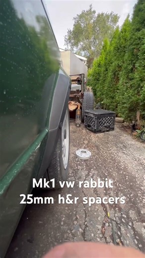 1983 volkswagen rabbit #vw #automobile #volkswagen #wheelspacers