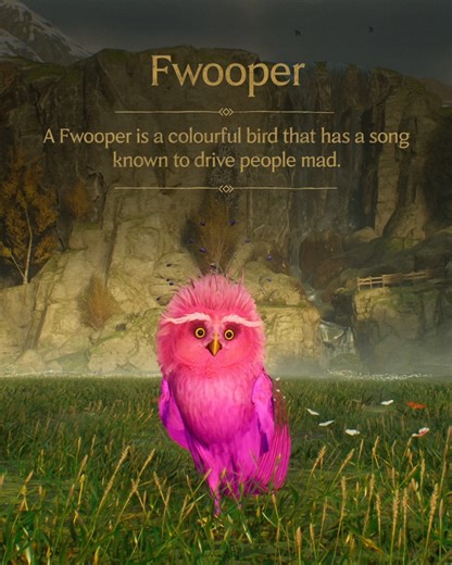 These feathered beasts come in many different colours, just like marbles. Just don't lose your marbles hearing their song! #HogwartsLegacy | Hogwarts Legacy