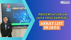Presentation on Java Programming | Array list in JAVA | #cimagecollege #trending #java #programimg #programinglanguage #javalanguage | Cimage College, Patna | Facebook