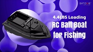 Bait Boat, RC Fishing Bait Boat, 546-Yard Range Remote Control, 4.4lb Loading Capacity, Dual Motor & Battery System | Long-Range Fishing Bait for Serious Anglers