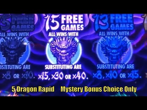 ★FINALLY SUPER BIG WIN !! Mystery Bonus Choice Only ! ☆5 DRAGONS RAPID Slot machine★栗スロ☆