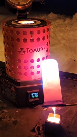 🔨 Scrap Copper -- Into Almost Perfect Cube!! 🛠 #diy #satisfying #shorts #asmr