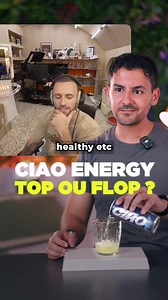 Ciao energy, la boisson parfaite ? Mon avis après analyse de la composition. Contrairement à ce que laisse croire la communication, ce n’est pas une boisson « healthy ». 🙅🏻‍♂️ C’est une boisson énergisante et ça change tout. Oui, il y a moins de sucre que dans un Red Bull classique (10g par canette contre environ 27g). Oui, les ingrédients sont plutôt propres : caféine, guarana, stévia, arômes, vitamines B3, B6 et B8. Mais au final, le sujet principal reste exactement le même que pour Red Bull