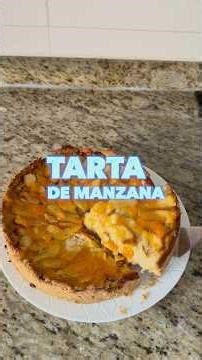 Tarta de manzana#postres #fácil #rico la estaban esperando!