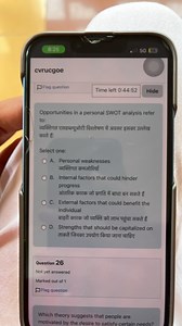 Opportunities in a personal SWOT analysis refer to:Select one... | Filo