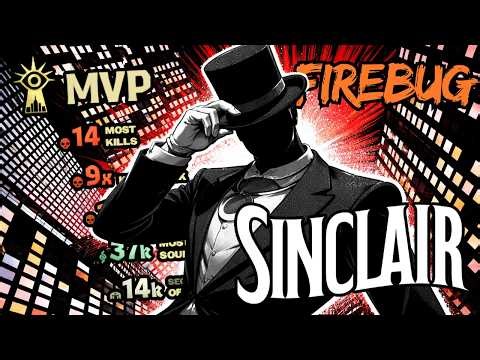 Firebug Sinclair 🐇 15.5 KDA DELETES ENEMIES (Eternus VI Full Deadlock Gameplay)