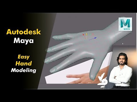 Easy Hand Modeling Tutorial in Maya