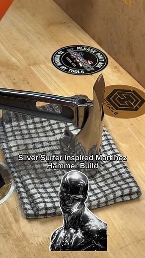 369K views · 2.9K reactions | Silver Surfer inspired Martinez Hammer Build Custom Titanium Martinez Hammers can come in over 7,000 different variants! So I put together a full custom setup inspired by Marvel’s Silver Surfer Clean, sleek, just like the cosmic surfer himself. ShopSigTools to upgrade & customise yours today﫡 Use the link in our bio!﫢 #martinez #hammer #build #custom #silversurfer #marvel | SIG Tools A.K.A Top Class Gears NZ | Facebook