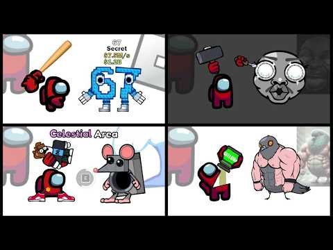 Mini Crewmate Kills Italian Brainrot Characters - Part 111 Among Us