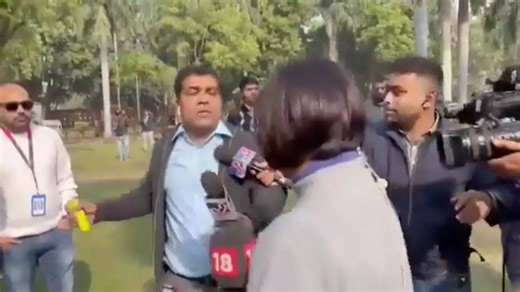 Parliament Attack Video: Journalists ‘Fight’ Over Smoke Canister Used Outside Lok Sabha