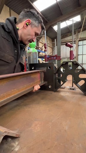 Steel Fabrication Process: Welding Stand Legs