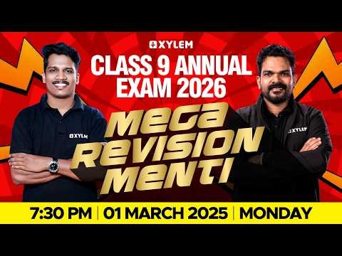 Class 9 Annual Exam 2026 | Mega Revision Menti | Xylem Class 9