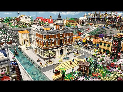 LEGO Town Hall Double Corner Expansion COMPLETE!