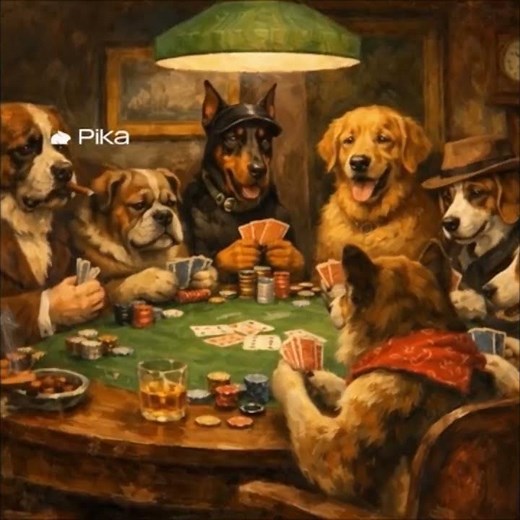"Dogs Playing Poker: The Movie"-A Fun and Funny Canine Story for Children-VIDEO FOR KIDS!!