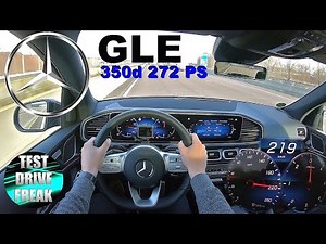 2021 Mercedes GLE 350d 4Matic SUV 272 PS TOP SPEED AUTOBAHN DRIVE POV