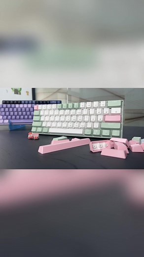 MageGee keyboard MK series has been upgraded with a new color scheme,which is so beautiful!!🤩 Take advantage of Valentine’s Day to buy a set for your female gamer and let her feel your love💕 #magegeekeyboard #mechanicalkeyboard #keyboard #valentinesday #fyp #gamergirl #gamingkeyboard #tiktokshopping