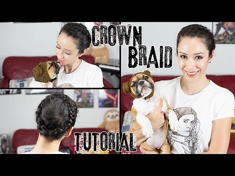 Princess Leia Hoth Crown Braid Tutorial