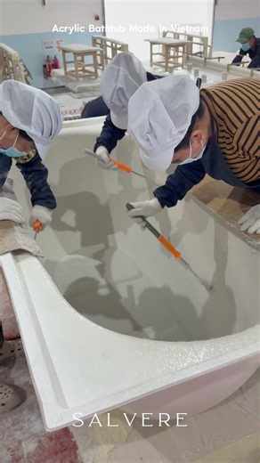 FW7761 - Salvere acrylic bathtub made in Vietnam