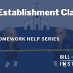 What is the establishment clause, establishment clause meaning explained