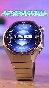21 DAYS of BATTERY and compatibility with Android and iOS!! This is the HUAWEI Watch GT6 Pro! ⌚️🎬
