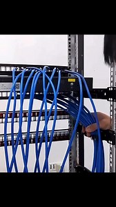 180K views · 2K reactions | Network cable management rack work together with the cabinet cable #network #Cable | ROAD LIFE | Facebook