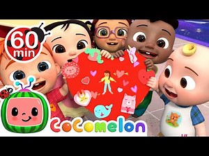 💟Valentine's Day Crafts💟 | Cocomelon Songs | Kids Videos | Moonbug Kids After School