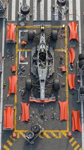 This broken F1 car had no hope until I fixed it 🏎️