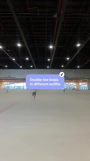 Toe loops can get out of my face but here’s me practicing it in different outfits lol 🥰 || 🎥: @kaki in the last clip, thank you kaka 🫶🏼 #iceskater #iceskating #figureskater #figureskating