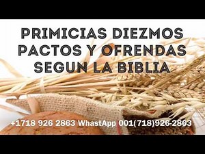 Diezmos, Pactos, Ofrendas y Primicias Según La Biblia