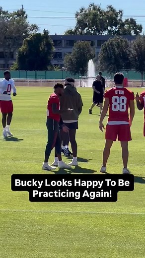 8.2K views · 1.5K reactions | Bucky Irving sure looks excited to be practicing again. The #Bucs could use a boost from him if he’s able to play in this next game #gobucs #buccaneersfootball | Pewter Report | Facebook