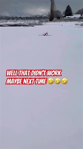 Bigfoot on skis #aviation #rcaircraft #rcplane #rcplanecrash #snowplane #hobby #winter #snow #utah