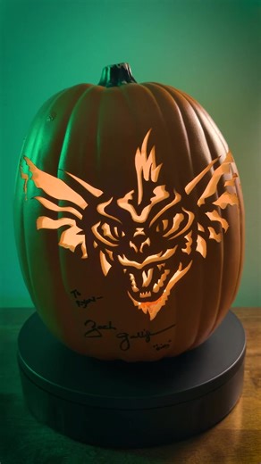 I swear I followed the rules. I didn’t feed my pet mogwai, George, after midnight... and yet a gremlin has appeared in my house! I’m not sure how this happened, but maybe this footage will reveal something. Add a gremlin to your house this Halloween by printing the new Mohawk pumpkin pattern: https://www.zombiepumpkins.com/mohawk-pumpkin-pattern/745/ #Gremlins #Gremlins2 #Mohawk #George #Mogwai #PumpkinPatterns | Zombie Pumpkins!