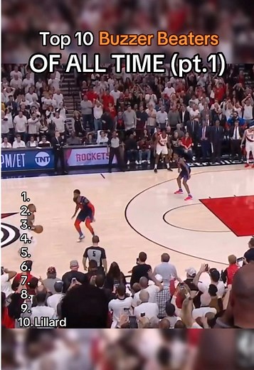 Unforgettable Buzzer Beaters in NBA History