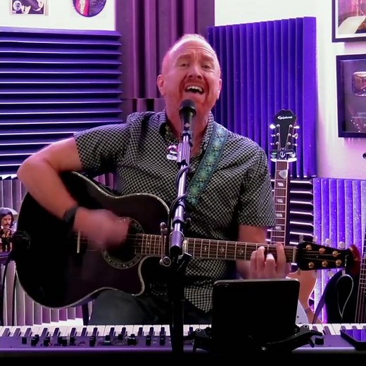 Red Sector A by Rush - an acoustic cover by Mike Massé - live stream excerpt #rush #redsectora #GUP