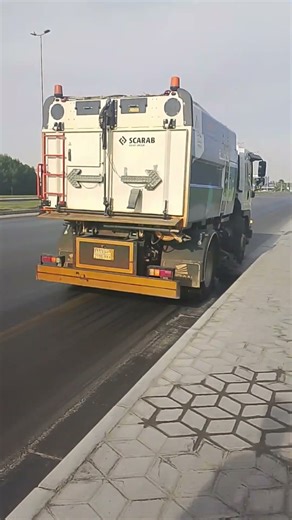 ROAD SWEEPER 👍👍👍 #machinery #equipment #vehicle #automobile