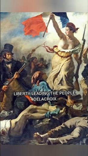 Liberty Leads! France's Revolutionary Art in 20 Secs! 🇫🇷 #history #art