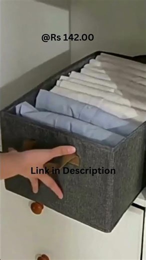 Easily arrange your clothes storage shelves #binsforclothes #storagesolutions