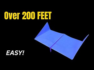 How to Make Origami Paper Airplane | Paper Plane That Flies Far