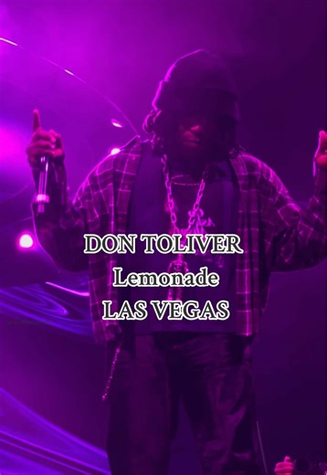 Don Toliver Live Performance at Lemonade Concert in Las Vegas