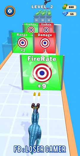 Dino Run simulator Gameplay Level 2 (Android & ios ) #gameplay #android #level #shorts #ios #reels #mobilegames #dino #games #gamezone | LoserGamer