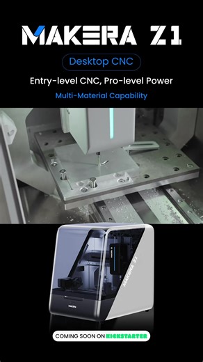 12K views |  Bring Your Ideas to Life with Makera Z1 The desktop CNC...