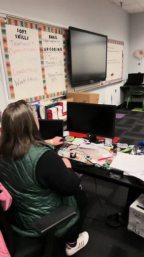 Before the bell rings as a high school computer science teacher. #teachersoftiktok #teacherlife #highschoolteacher #teachertok #teachersbelike #inmyteacherera #tiktokteacher #computerscienceteacher #cteteacher #ctaeteacher #teacher