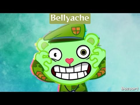 Bellyache - flippy/fliqpy angst (#gacha #happytreefriends #flippy #fliqpy)