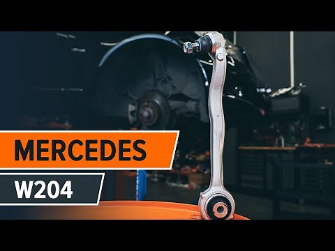 How to change front suspension arm on MERCEDES W204 [TUTORIAL AUTODOC]